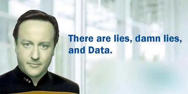 David Cameron - Lies, Damn Lies and Data