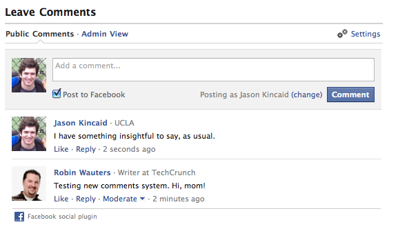 Facebook Comments: Making it easier for idiots to whinge about your website!