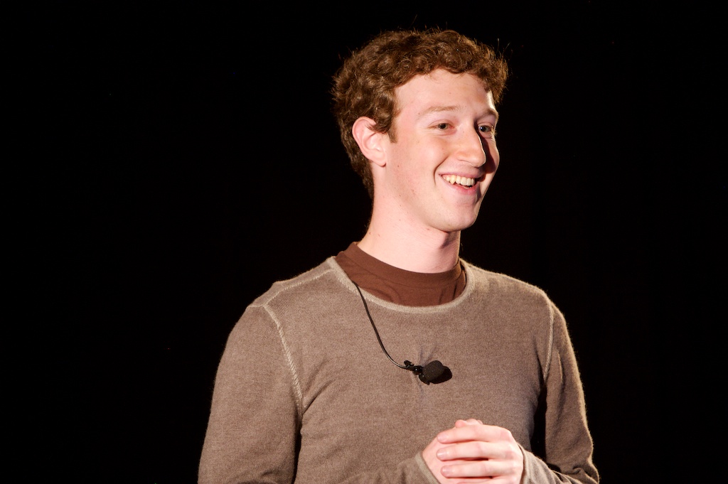 Facebook CEO, Mark Zuckerberg: A little bit of poo just came out